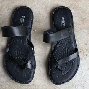 Women’s black born sandals
